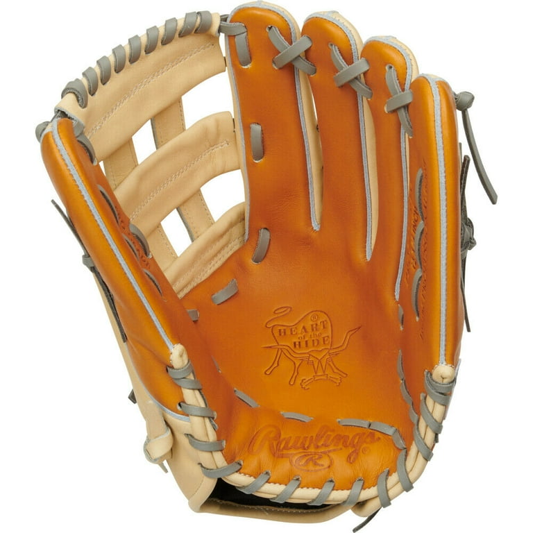 Rawlings Heart of the Hide 12.75 Baseball Glove LEFT Hand Throw  Brown/Columbia - Temple's Sporting Goods