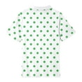thumbnail image 5 of Lumtrix Girls' Y2K Polka Dot Graphic Short Sleeve Polo Shirts Golf Tennis School Uniform Blouses for 3-14 Y Light Green 160, 5 of 5