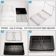 thumbnail image 5 of Image Camping Grill, Grills for Camping Folding & Lightweight Steel Mesh Barbecue Grill Tool, Portable Camping Grill for Outdoor Camping, Cooking, Hiking, Tailgating, Backpacking & Party, 5 of 8