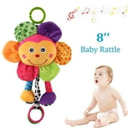 Adorable Sunflower Infant Baby Rattles Newborn Infant Crib Musical Toys Best Gift Developmental Toys Set