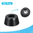thumbnail image 4 of Uxcell 0.59" W x  0.31" H Rubber Bumper Feet, Stainless Steel Screws and Washer 36 Pack, 4 of 5