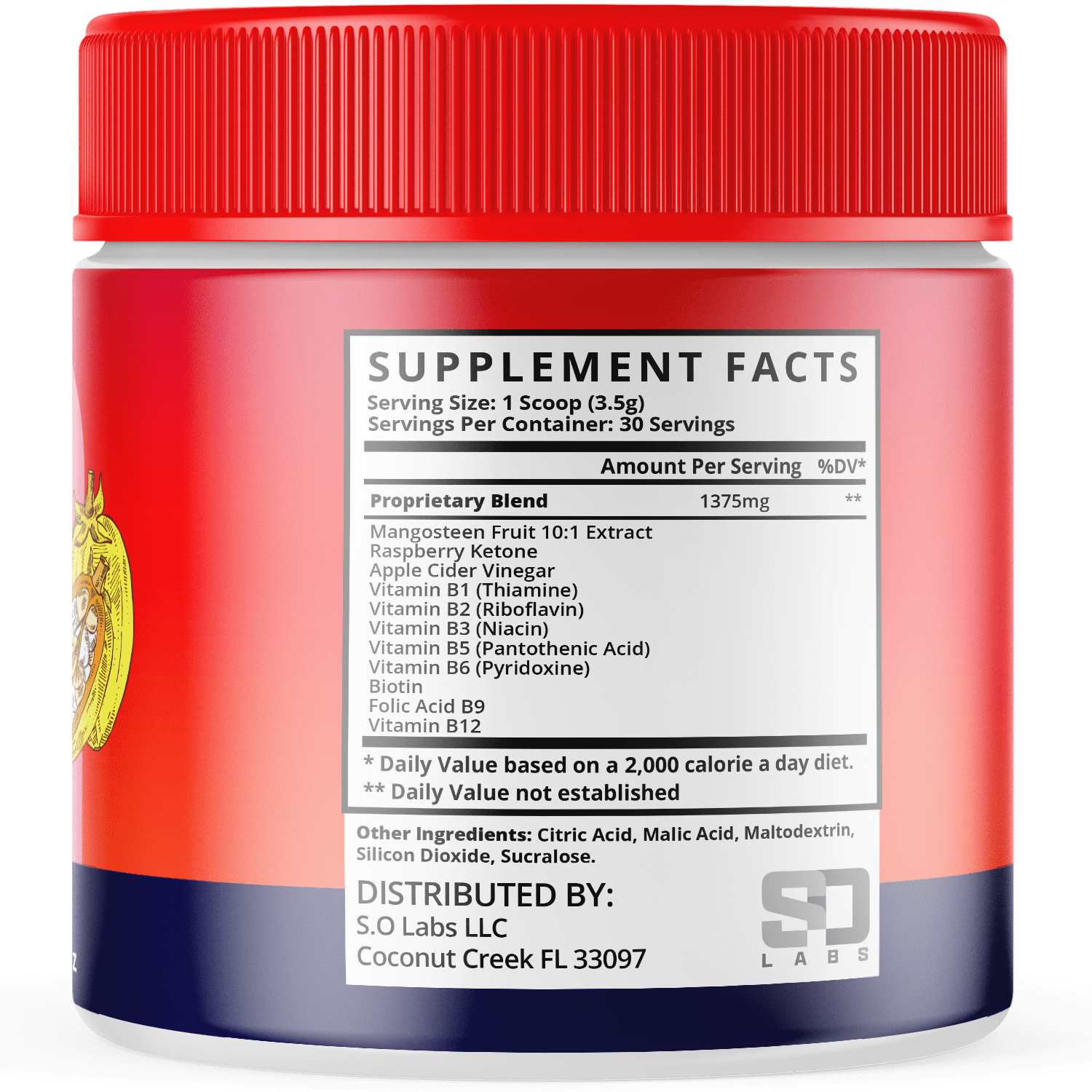 Baobab Bliss Keto Powder Maximum Strength Weight Management Supplement 7.4oz