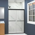 thumbnail image 5 of Transolid Fbpt487008c-R 70" High X 47" Wide Bypass Frameless Shower Door - Brushed, 5 of 7
