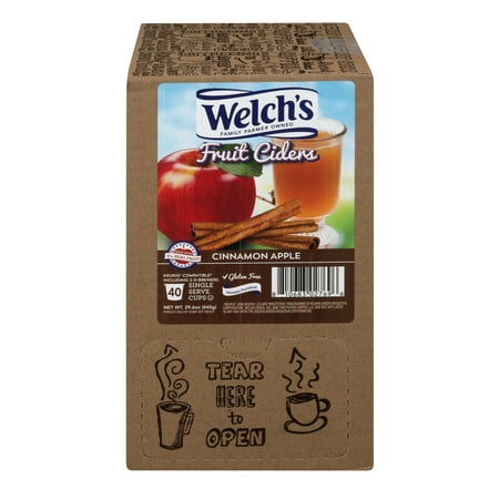 Welch's ,Cinnamon Apple Cider, 40 Count Kcups