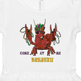 thumbnail image 4 of Inktastic Mardi Gras Come at Me Breaux Crayfish Girls Toddler Dress, 4 of 5