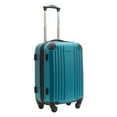thumbnail image 4 of Jetstream 20-inch Hardside Rolling Spinner Carry On Luggage, Teal, 4 of 16