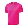thumbnail image 1 of Gravity Threads Mens Short-Sleeve Moisture Wicking Shirt - Neon Pink - Medium, 1 of 1