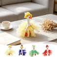 thumbnail image 7 of 7 Inch Desk Goose Outfits,Mini Removable Tulle Skirt Hat Set for Bookshelf Display & Tabletop Holiday Prop,Cute Desktop Ornament,Red, 7 of 7