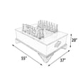 thumbnail image 2 of Ebony Chess Set Coffee Table, 2 of 5
