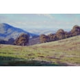 thumbnail image 2 of Gercken, Graham 24x17 Black Ornate Wood Framed with Double Matting Museum Art Print Titled - Sheep Country Australia, 2 of 4