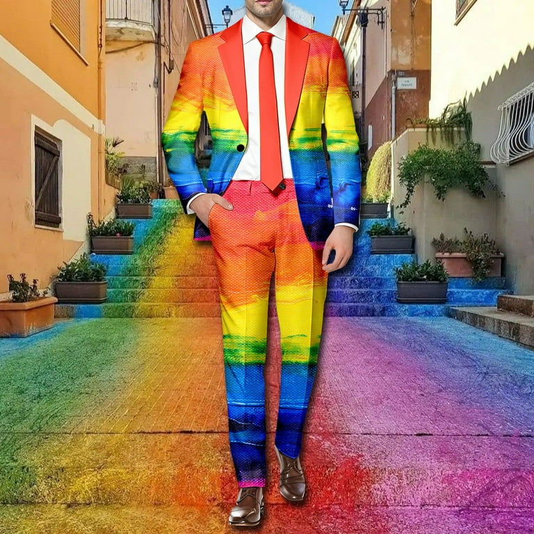 Rainbow sweat suits on sale
