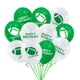thumbnail image 3 of Juego de 36 globos de látex de 12 pulgadas con temática de fútbol y rugby, para fiestas de cumpleaños, decoración (15 verdes, 18 blancos y 3 rollos de cinta verde)., 3 of 5