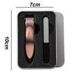 thumbnail image 2 of Wide Jaw Opening Nail Clippers Set Toenail Clippers for Thick Nails Cutter for Ingrown Manicure,Pedicure,Men & Women Big,coppery，G58690, 2 of 6