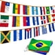 thumbnail image 1 of Banderas de cuerda Anley Latin America, 23 países, 8 m, poliéster, 1 of 7