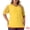 Yellow, variant on DARING DIVA Women's Plus Tops V Neck Puff Sleeve Blouse Shirt 1X Red