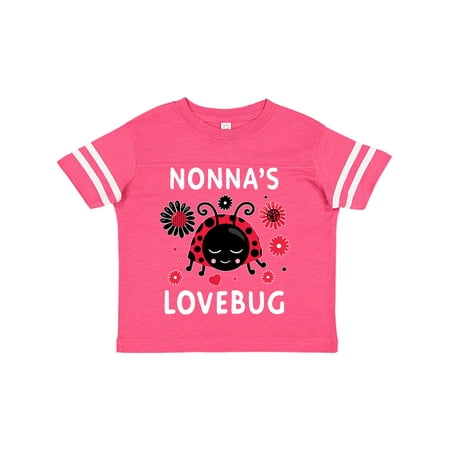 

Inktastic Valentine s Day Nonna s Lovebug Gift Toddler Boy or Toddler Girl T-Shirt