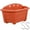 Red, variant on MasteelfCA 1 Set Semi-circular Plastic Plant Pot Useful Flower Holder Hanging Planter