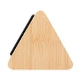 thumbnail image 2 of Modern Triangle Wood LED Wooden Alarm Desk Clock Thermometer Classical Timer Calendar, 2 of 3