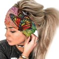 thumbnail image 5 of Diadema deportiva Diademas de yoga para mujer Pañuelo absorbente para el sudor Equitación al aire librepúrpura Rojo Verde Cocina, Decoración y Otros, 5 of 5