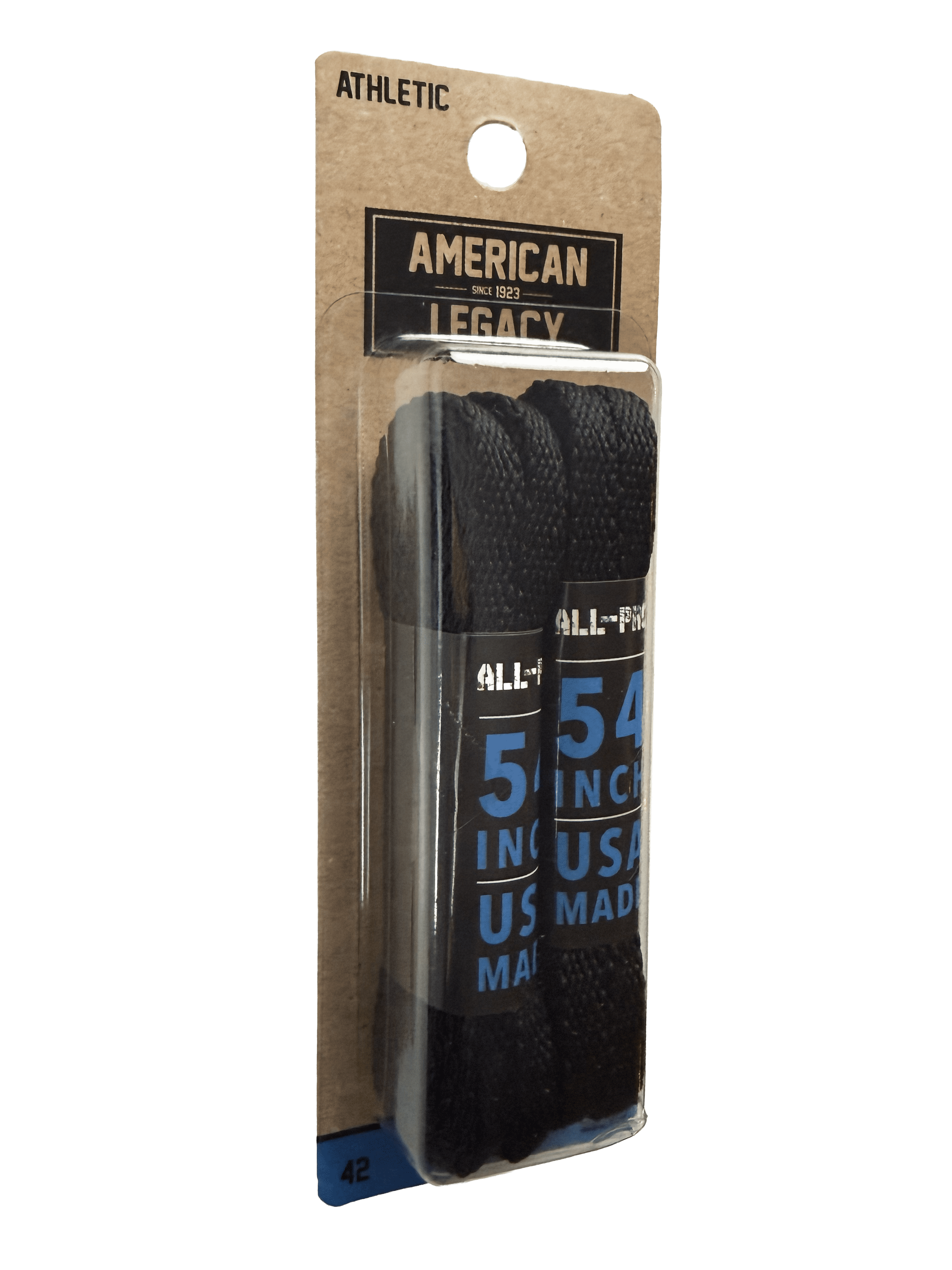 American-Legacy Athletic Narrow Flat Black 2-Pack 54"