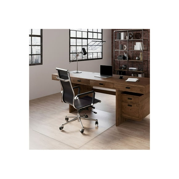 E.S.Robbins EverLife - Chair mat for office, home - rectangular - 46.06 in x 59.84 in - clear