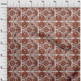 thumbnail image 3 of oneOone Velvet Orange Fabric Block Sewing Craft Projects Fabric Prints By Yard 58 Inch Wide, 3 of 5