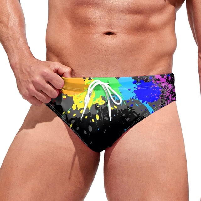 Maillot de Bain Homme Mode Hawaii Doux Confortable Triangle pour Sources Chaudes et Plage