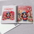 thumbnail image 4 of Happy Valentine’s Day Adorable English Springer Spaniel Puppy Holding Heart Balloon Spiral Bound Journal Springers Dog Lover Gifts 5x7in Spiral Notebook - 00030, 4 of 5