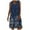 Blue, variant on Drses Sleeveless Dress for Women Summer Women's Summer Sleeveless V-neck Floral Print Casual Vacation Dress Sundress for Women 2024