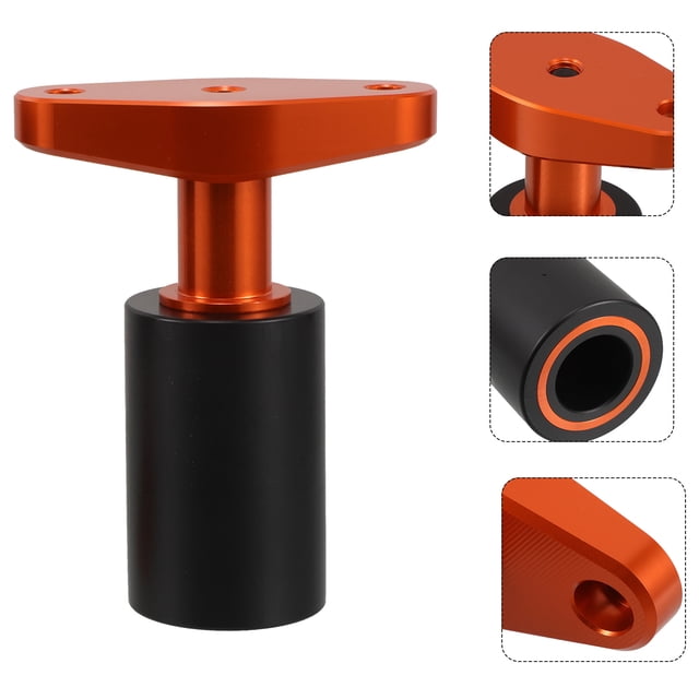 WRITWAA Aluminum Motorcycle Frame Slider 2Pcs Crash Protection Kit 4.95X3.93X1.89in