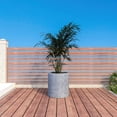 thumbnail image 7 of LeisureMod Tundra Fiberstone and MGO Clay Planter, Mid-Century Modern Round Planter Pot for Indoor and Outdoor (Aged Concrete, 26 Inch), 7 of 7
