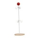 thumbnail image 4 of Soporte para tazas de café, estante para secar tazas, soporte de exhibición de 6 ganchos, estante multiusos para tazas de café, árbol para mesa y rojo, 4 of 9