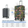 thumbnail image 6 of Daiia Snake And Flower Luggage Cover, Thickened Washable Travel Luggage Covers, Elastic Unique Baggage Covers for 18-20 inch Luggage-X-Large, 6 of 9