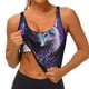 thumbnail image 3 of Fotbe Purple Sky Wolf Sujetador Deportivo Largo sin Aros para Mujer con Almohadillas y Soporte Medio, Transpirable y Absorbente, Camiseta Tipo Chaleco o Tank Top-XX-Large, 3 of 8