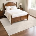 thumbnail image 2 of SHACOS Soft Cozy Fluffy Arch Pattern High-Low Pile Textured Area Rug 5'3"x7'3" Non Slip Washable Modern Geometric Rug Stain Resistant Contemporary Ca, 2 of 9