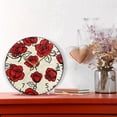 thumbnail image 6 of BZSMCE Decorative Wall Clock Size：25cm Red Roses Pattern Pattern, 6 of 10