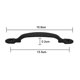 thumbnail image 4 of Tiradores de puerta de 158mm, 2 uds., armarios de cocina de Metal, muebles, armario, manija de medicina en herrajes para puertas Xemadio 222754-3, 4 of 8