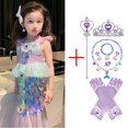 thumbnail image 3 of Vestido de Navidad de La Sirenita Ariel para niña, disfraz de Ariel, ropa de fiesta con cola de pez y lentejuelas para niña, disfraz para niña, 3 of 5
