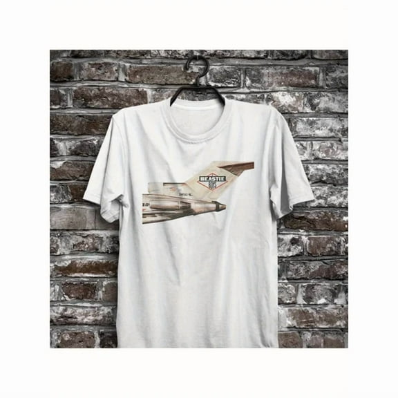 100% cotton tshirts men tee Licensed to Ill Beastie Boys Graphic T-Shirt - Comfortable Cotton, Crew Neck, Regular Fit, Casual & Sporty Style - Ideal for Running, Training, and Casual Attire