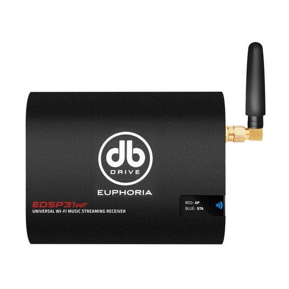Receptor Universal Wi-Fi para Android & iOs Euphoria EDSP31WF 12 Volts 31 Bandas Salidas RCA Euphoria Audio EDSP31WF