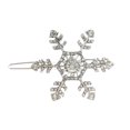 thumbnail image 3 of 4PC Snowflake Rhinestone Hair Clips for Women, Bridal Wedding Party Holiday Hair Accessories, Rhinestone Hairpins for Girls and Women,1.6x2.1 Inch, 3 of 8