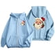 thumbnail image 4 of WILLBEST Sudadera de Mujer Ladies' Christmas Printed Zipper Long Sleeved Pocket Drawstring Casual Hooded Sweatshirt 1692 XXX-Grande, 4 of 8