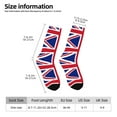 thumbnail image 3 of Funny Novelty Colorful Socks Union Jack All Uk Flag Patterned Casual Crew Socks, 3 of 7