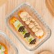 thumbnail image 5 of Recipiente de vidrio para almacenamiento de alimentos | Caja rectangular de preparación de comidas con tapa de madera natural | Vidrio con alto contenido de borosilicato | Apto para microondas |, 5 of 5