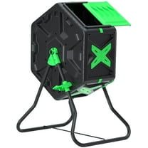 Light Weight Tumbling Compost Bin-Single Chamber Compost Tumbler 18.5 Gallon/70L