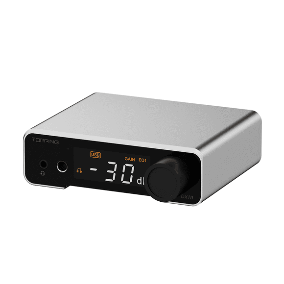 TOPPING DX1 II mini amplifier,Fully Balacnced Headphone amplifier, Gaming Headset Compatible,Plug-and-Play,Black