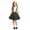 Grey, variant on Girls School Dress Pleated Suspender Uniform Skirts Uniform Jumper for Girls Plain School Skirt with Adjustable & Removable Straps Uniform for Girls (Khaki 110)