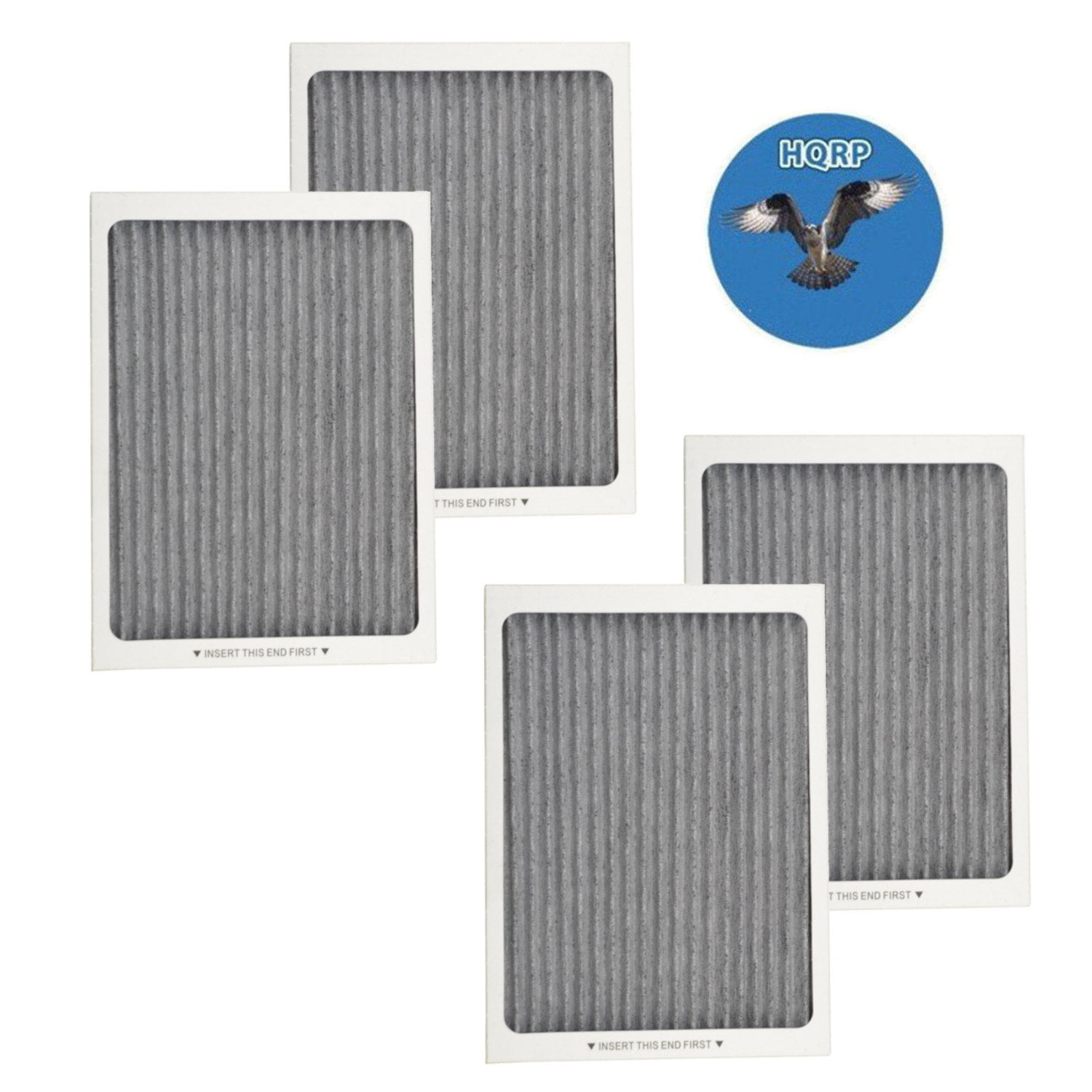 2-Pack HQRP Refrigerator Carbon-Activated Air Filter for Electrolux 242047801 