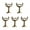 French gold, variant on Ceiling Fan Blade Support Replacement Part Accessories Bracket Modern Color Ceiling Fan Lighting Blade Arm Bracket