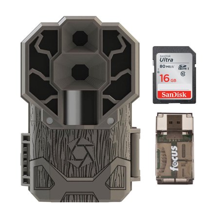 Stealth Cam DS4K 30MP Trail Camera (Brown) with 16GB Card and (Best Value Trail Camera 2019)